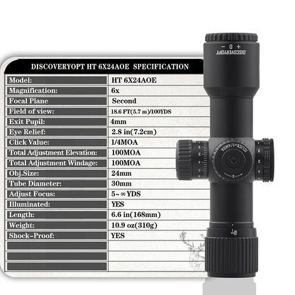 HT 6X24AOE  Optics Scopes