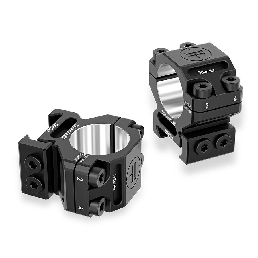 DISCOVERYOPT 6061 Aluminum Scope Rings - Medium Profile 25.4MM/30MM/34MM/35MM Scope Mount