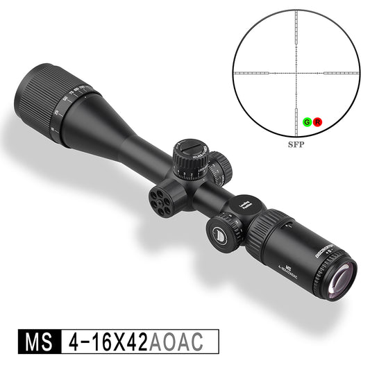 MS 4-16X42AOAC cubierta protectora mejorada resistente a los golpes Visor óptico 