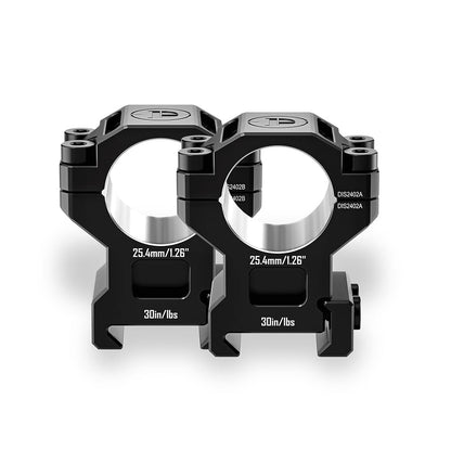 7075 Series Aluminum Scope Rings - Medium Profile 25.4MM/30MM/34MM/35MM Scope Mount for Picatinny Rail