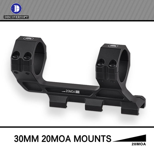 Abrazadera integrada de 30MM 20MOA para montura de tiro de precisión a larga distancia