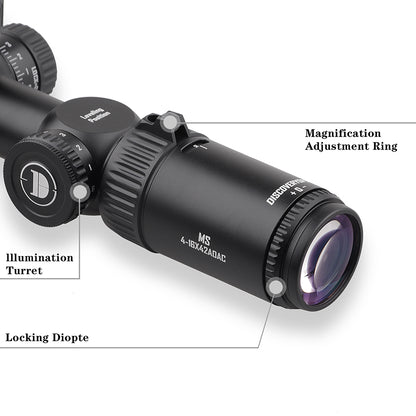 MS 4-16X42AOAC cubierta protectora mejorada resistente a los golpes Visor óptico 