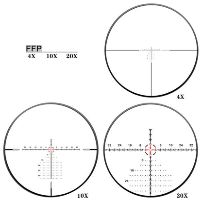 ED LHT 4-20X44SFIR FFP Zero-Stop Optics Scopes 1/8MOA Clicks Illuminat