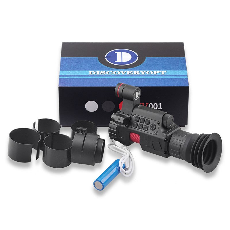 Discoveryopt Night Vision Scope, 32GTF card storage, 1080P High defini