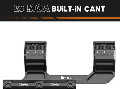 Heavy Duty Cantilever Scope Mount, 20 MOA, 34mm/30mm, 1.5 inch-DISCOVERYOPT